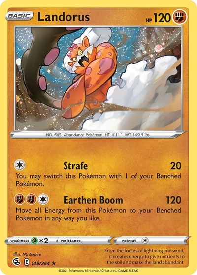 Landorus (Cosmos Holo) Blister Exclusives (148/264) (Promo)