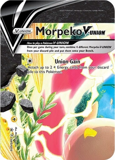 Morpeko V-Union SWSH: Sword & Shield Promo Cards (SWSH215) (Promo)