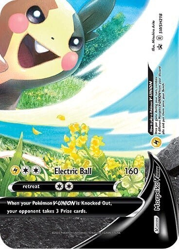 Morpeko V-Union SWSH: Sword & Shield Promo Cards (SWSH218) (Promo)