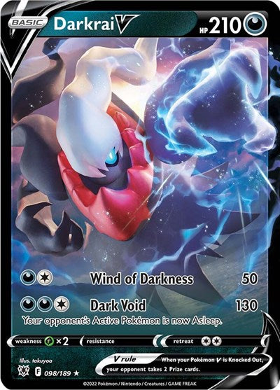 Darkrai V SWSH10: Astral Radiance (098/189) (Ultra Rare)