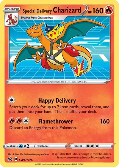 Special Delivery Charizard SWSH: Sword & Shield Promo Cards (SWSH075) (Promo)
