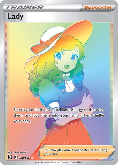 Lady (Secret) SWSH11: Lost Origin (208/196) (Secret Rare)