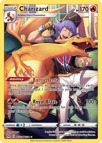 Charizard SWSH11: Lost Origin Trainer Gallery (TG03/TG30) (Ultra Rare)