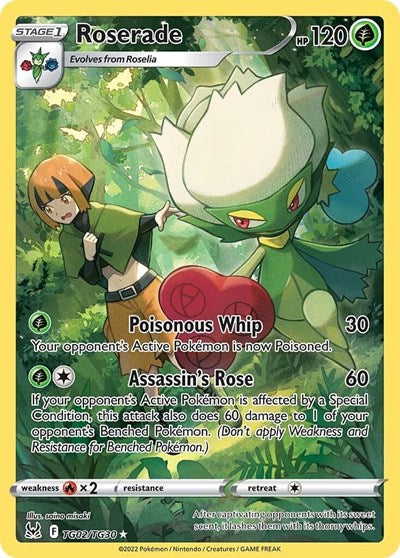 Roserade SWSH11: Lost Origin Trainer Gallery (TG02/TG30) (Ultra Rare)