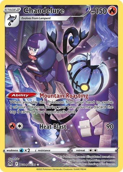 Chandelure SWSH11: Lost Origin Trainer Gallery (TG04/TG30) (Ultra Rare)