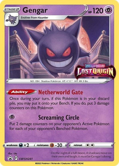 Gengar (Prerelease) SWSH: Sword & Shield Promo Cards (SWSH241) (Promo)