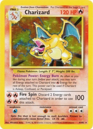 Charizard Base Set (004/102) (Holo Rare)