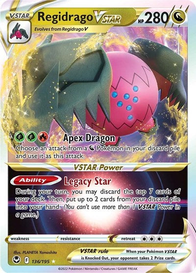 Regidrago VSTAR SWSH12: Silver Tempest (136/195) (Ultra Rare)