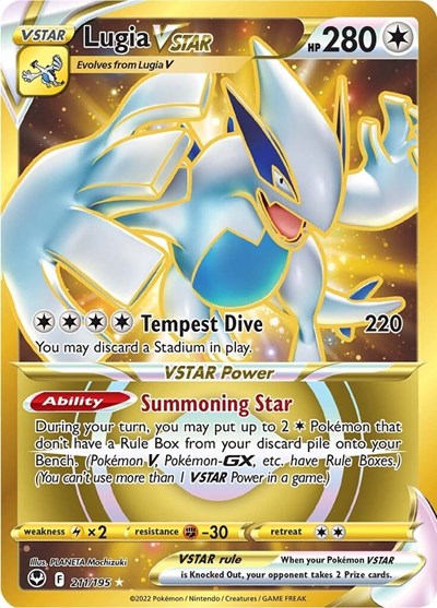 Lugia VSTAR (Secret) (211) SWSH12: Silver Tempest (211/195) (Secret Rare)
