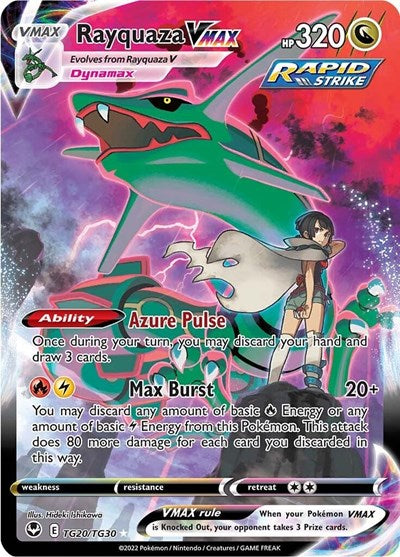 Rayquaza VMAX SWSH12: Silver Tempest Trainer Gallery (TG20/TG30) (Ultra Rare)
