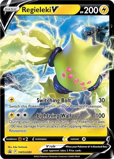 Regieleki V SWSH: Sword & Shield Promo Cards (SWSH280) (Promo)