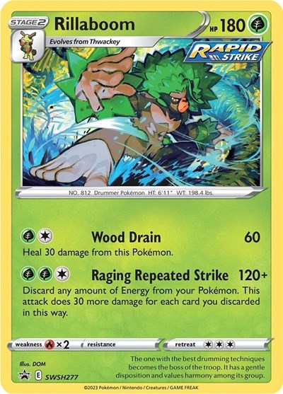 Rillaboom SWSH: Sword & Shield Promo Cards (SWSH277) (Promo)