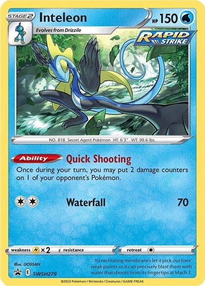 Inteleon SWSH: Sword & Shield Promo Cards (SWSH279) (Promo)