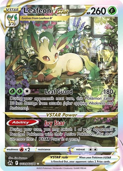 Leafeon VSTAR SWSH: Crown Zenith: Galarian Gallery (GG35/GG70) (Ultra Rare)
