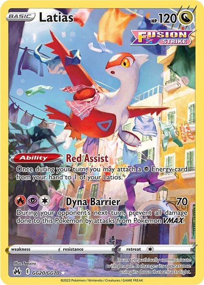 Latias SWSH: Crown Zenith: Galarian Gallery (GG20/GG70) (Ultra Rare)