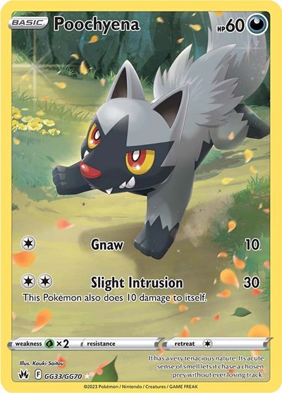 Poochyena SWSH: Crown Zenith: Galarian Gallery (GG33/GG70) (Ultra Rare)