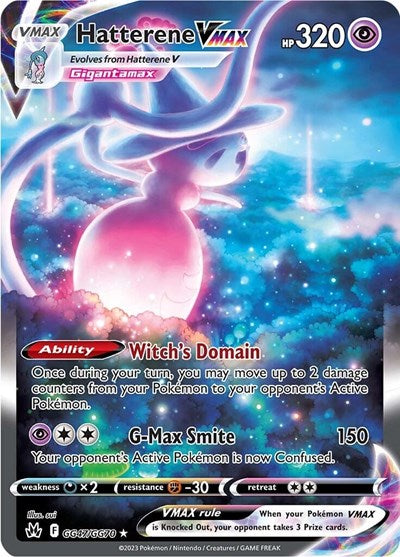 Hatterene VMAX SWSH: Crown Zenith: Galarian Gallery (GG47/GG70) (Ultra Rare)