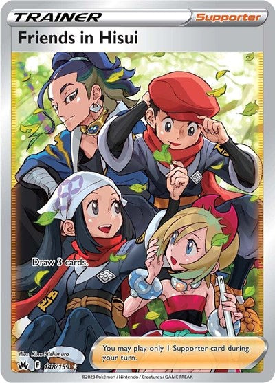 Friends in Hisui (Full Art) SWSH: Crown Zenith (148/159) (Ultra Rare)