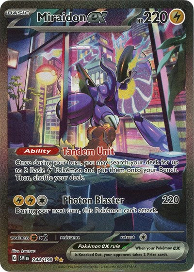 Miraidon ex SV01: Scarlet & Violet Base Set (244/198) (Special Illustration Rare)