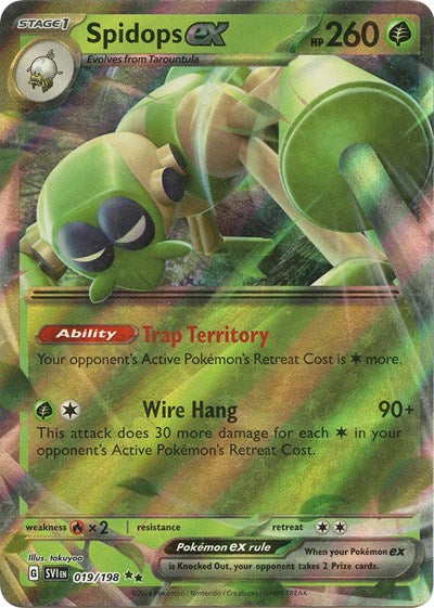 Spidops ex SV01: Scarlet & Violet Base Set (019/198) (Double Rare)