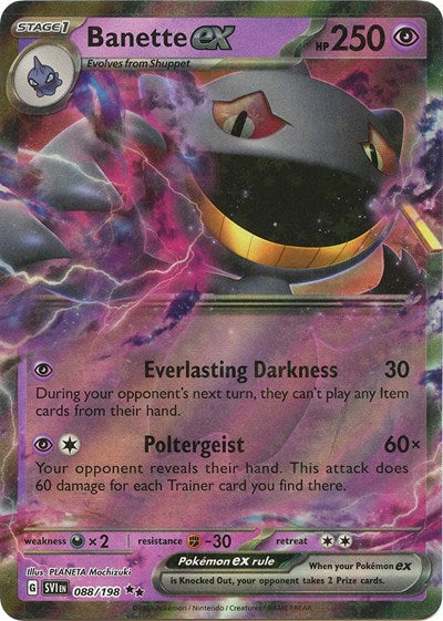 Banette ex SV01: Scarlet & Violet Base Set (088/198) (Double Rare)