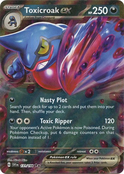 Toxicroak ex SV01: Scarlet & Violet Base Set (131/198) (Double Rare)