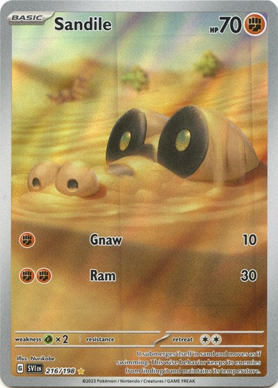 Sandile SV01: Scarlet & Violet Base Set (216/198) (Illustration Rare)