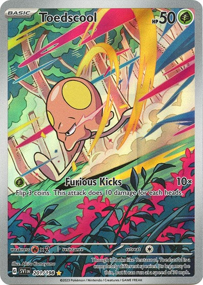 Toedscool SV01: Scarlet & Violet Base Set (201/198) (Illustration Rare)