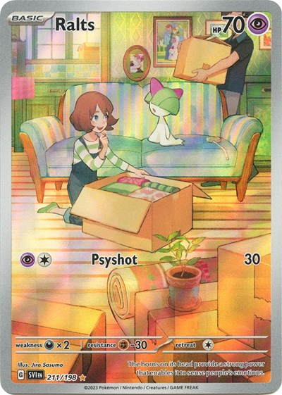 Ralts SV01: Scarlet & Violet Base Set (211/198) (Illustration Rare)