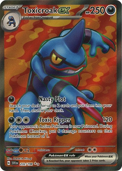 Toxicroak ex SV01: Scarlet & Violet Base Set (232/198) (Ultra Rare)