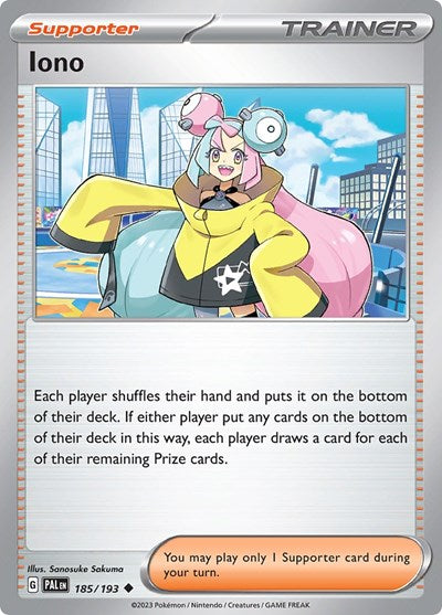Iono SV02: Paldea Evolved (185/193) (Uncommon)