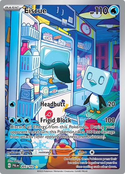 Eiscue SV02: Paldea Evolved (205/193) (Illustration Rare)