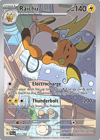 Raichu SV02: Paldea Evolved (211/193) (Illustration Rare)