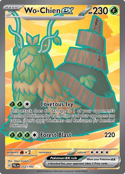 Wo-Chien ex SV02: Paldea Evolved (232/193) (Ultra Rare)