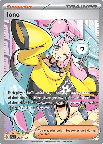 Iono SV02: Paldea Evolved (254/193) (Ultra Rare)
