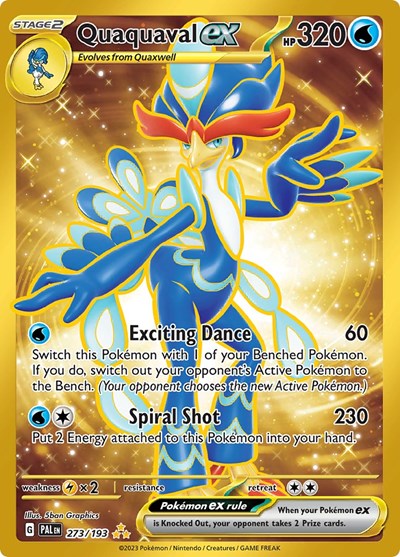 Quaquaval ex SV02: Paldea Evolved (273/193) (Hyper Rare)