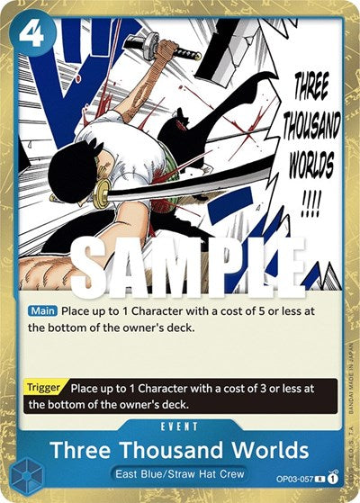 Three Thousand Worlds Pillars of Strength (OP03-057) (Rare)