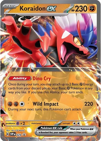 Koraidon ex SV: Scarlet & Violet Promo Cards (029) (Promo)