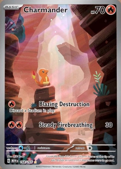 Charmander SV: Scarlet & Violet 151 (168/165) (Illustration Rare)