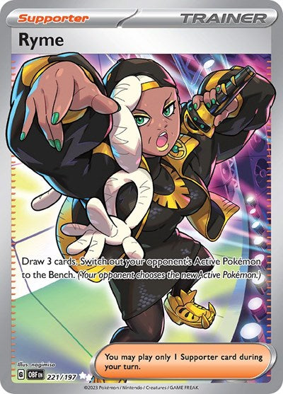 Ryme SV03: Obsidian Flames (221/197) (Ultra Rare)