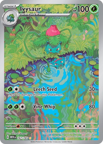 Ivysaur SV: Scarlet & Violet 151 (167/165) (Illustration Rare)