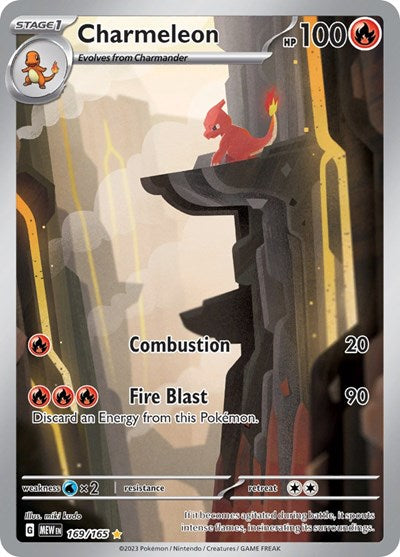 Charmeleon SV: Scarlet & Violet 151 (169/165) (Illustration Rare)