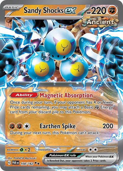Sandy Shocks ex SV04: Paradox Rift (108/182) (Double Rare)