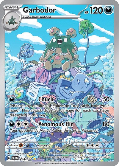 Garbodor SV04: Paradox Rift (204/182) (Illustration Rare)