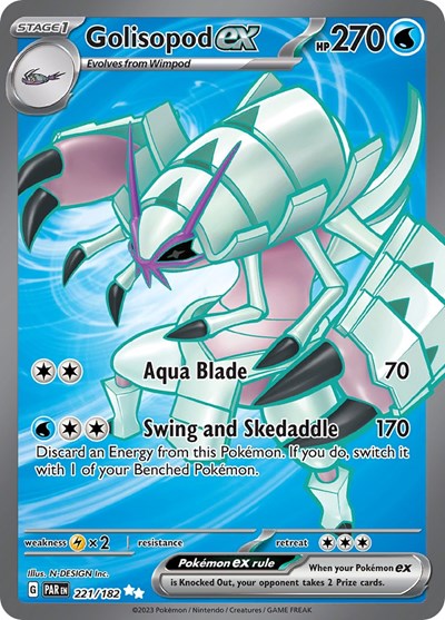 Golisopod ex SV04: Paradox Rift (221/182) (Ultra Rare)