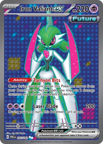 Iron Valiant ex SV04: Paradox Rift (225/182) (Ultra Rare)
