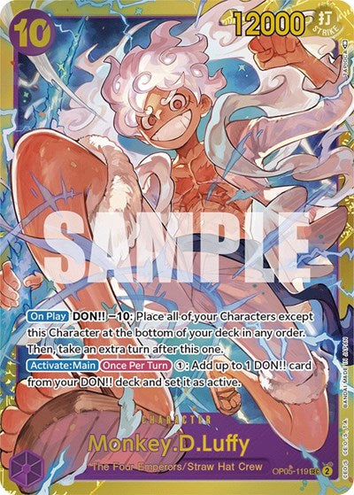 Monkey.D.Luffy Awakening of the New Era (OP05-119) (Secret Rare)