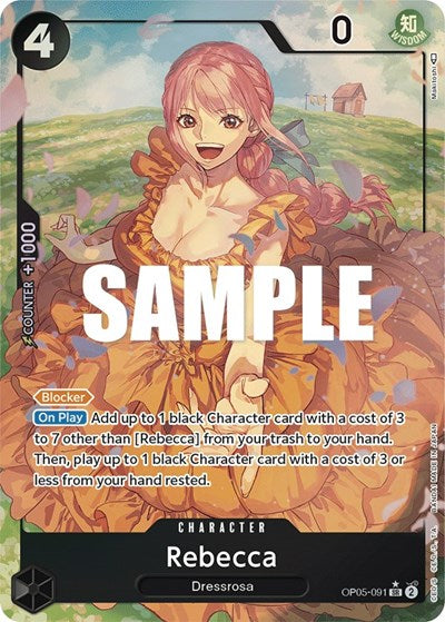 Rebecca (Alternate Art) Awakening of the New Era (OP05-091) (Super Rare)