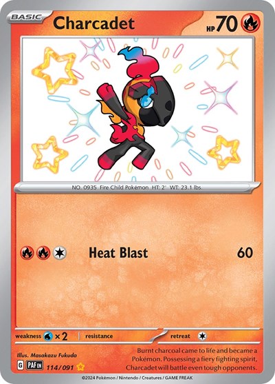 Charcadet SV: Paldean Fates (114/091) (Shiny Rare)