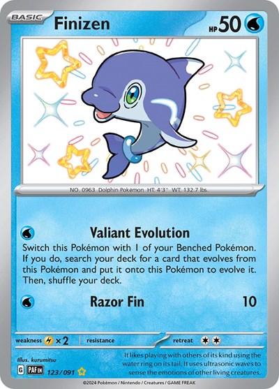 Finizen SV: Paldean Fates (123/091) (Shiny Rare)